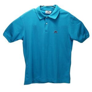 Vintage Garan  Blue Polo Shirt Men's Size Large   Made in USA